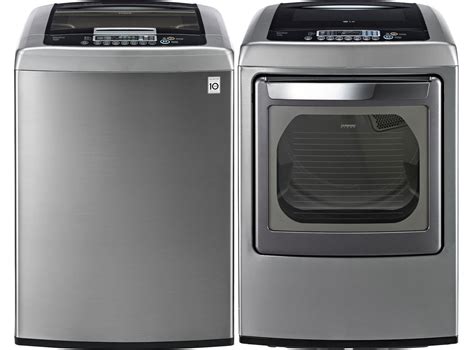 lg washer dryer: lg top load washer and dryer