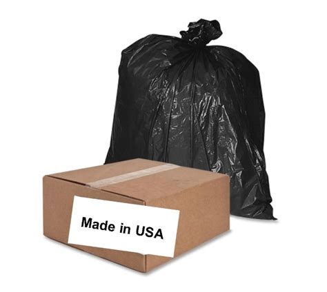 33 Gallon Black Trash Bags, 1.5mil -100-count - Wholesale Price