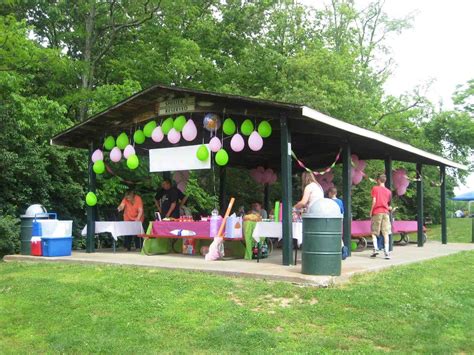 Image result for how to decorate a park pavilion for a birthday party Party At The Park ...