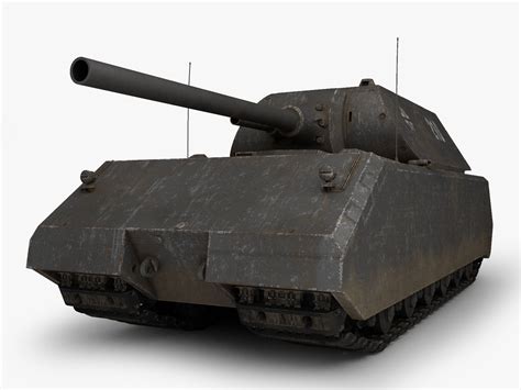 Maus German tank 3D Model MAX OBJ 3DS FBX - CGTrader.com