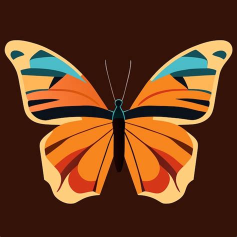 Premium Vector | Monarch butterfly wing pattern closeup