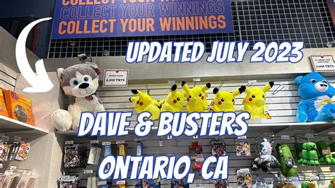 Dave & Busters Ontario, CA Winner Circle updated July 2023 # ...