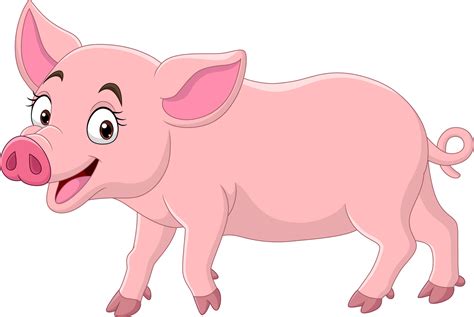 Pink Pigs Cartoon