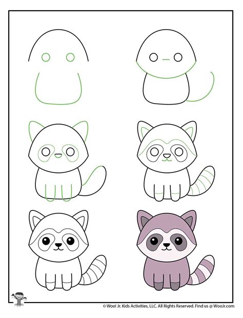 Kawaii Animal Drawing Tutorials | Woo! Jr. Kids Activities