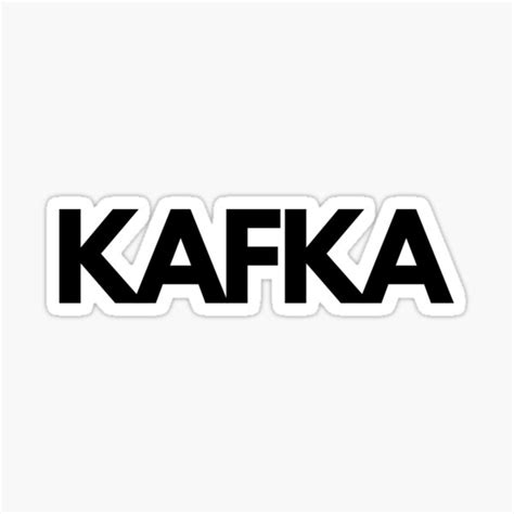 "KAFKA" Sticker for Sale by seewhatsticks1 | Redbubble