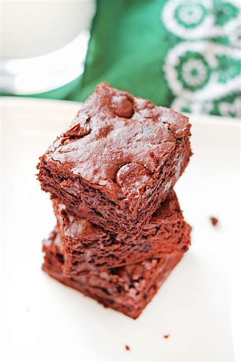 Mint Chocolate Chip Brownies