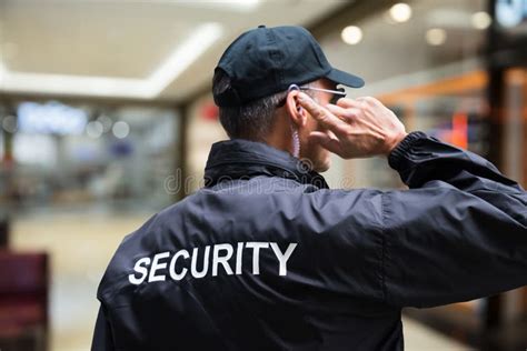 Mall or Retail Store Security Guard Stock Photo - Image of service ...