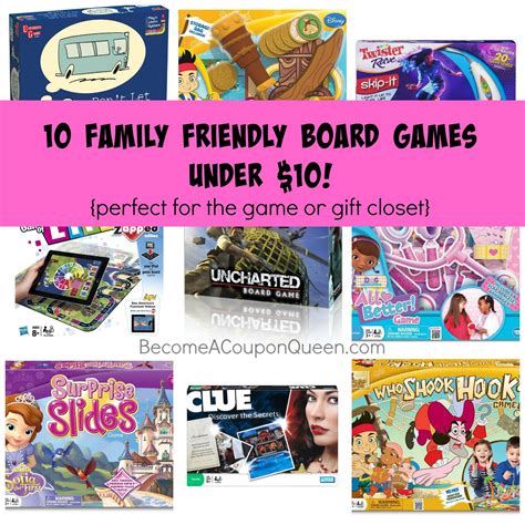 10 Family Friendly Board Games Under $10!