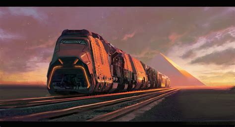 ArtStation - Daily scifi trains