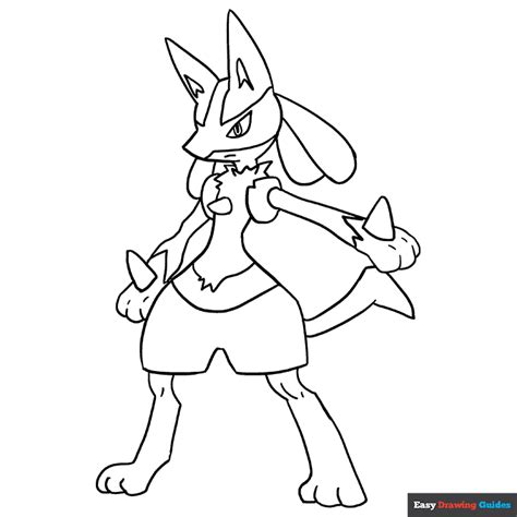 19+ Lucario Coloring Page - KyraReginald