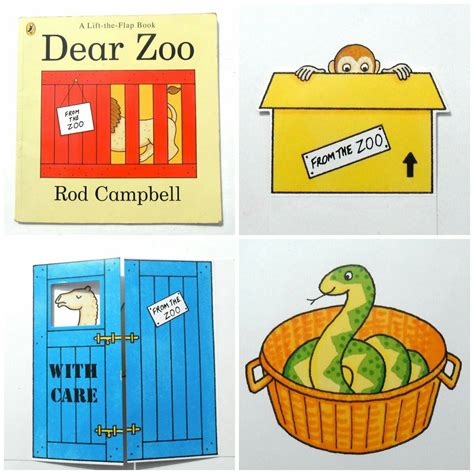 Dear Zoo pack of 3 lift the flap books available. Dear Zoo Activities, Picture Book Activities ...