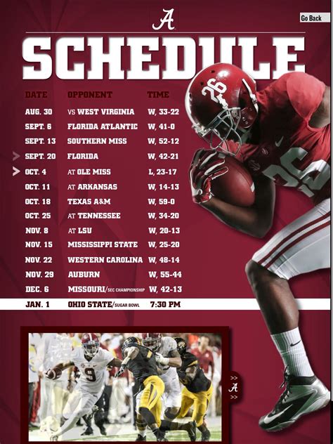 Alabama Football Schedule 2024 Printable