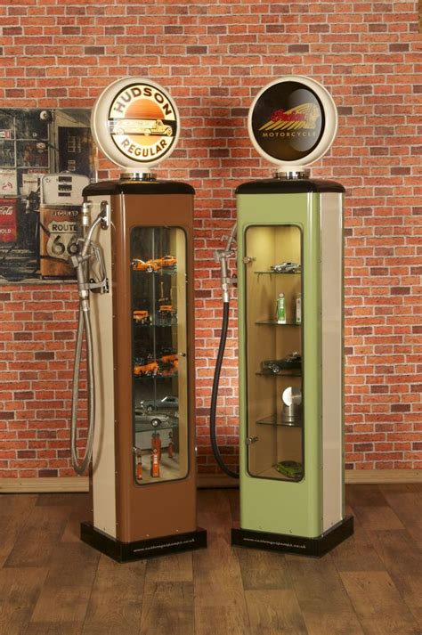 Custom Gas Pumps Retro Petrol Pump Display Cabinet | Display case, Gas pumps, Display