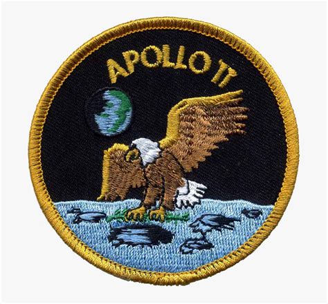 Apollo 11 W/velcro - Apollo 11 Logo Png, Transparent Png - kindpng