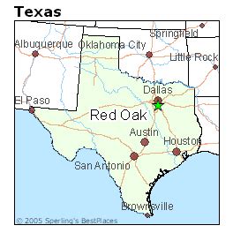 Red Oak Texas Map - Shina Dorolisa