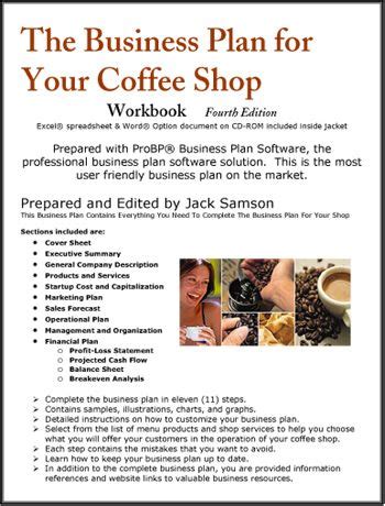 Coffee shop business plans