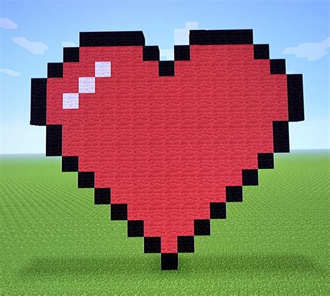 Classic Heart- Minecraft by BexRani on DeviantArt