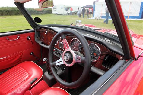 Triumph TR4A, interior & dash, c1966 - a photo on Flickriver