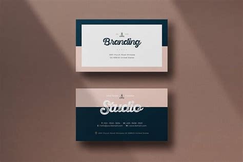 20+ Best Modern Business Card Templates 2020 (Word + PSD) | Design Shack