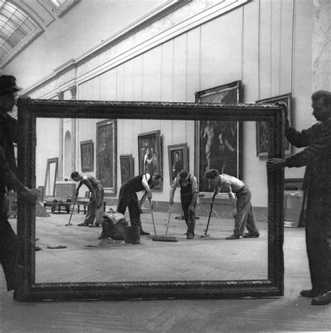 frenchvintagegallery:Redevelopment of the Grand Gallery of the Louvre Museum after WWII., 1947by ...