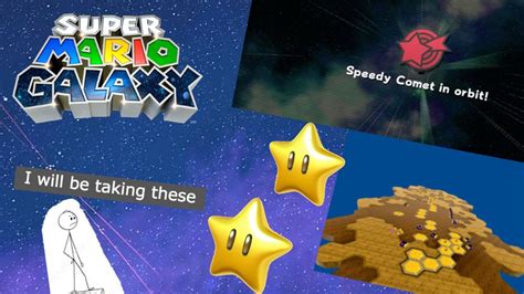 Super Mario Galaxy, Random star grabbing run - YouTube