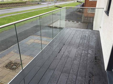 infinity glass balcony balustrades with handrail blackpool - Sunrock ...