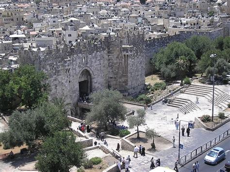 Damascus Gate from Shmidt's college Jerusalem Places Around The World, Around The Worlds ...