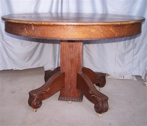 Bargain John's Antiques » Blog Archive Antique Round Oak Dining Table ...