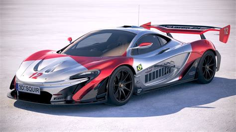 3D McLaren P1 GTR Senna 2019 | CGTrader