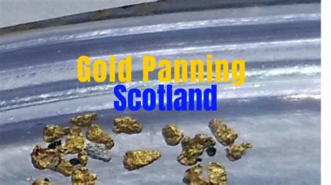 Gold Panning Scotland Secret Location - YouTube