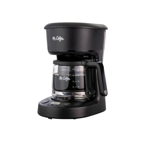 Mr. Coffee 5-Cup Programmable Coffee Maker, 25 oz. Mini Brew, Black ...