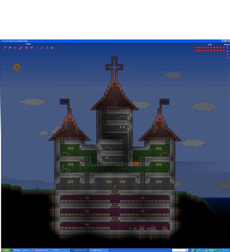 My Terraria castle by LCokayneWork on DeviantArt