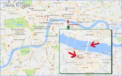 LONDON BRIDGE MAP - ToursMaps.com