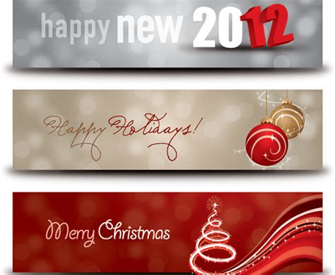 Happy Holidays Banners Vector Art & Graphics | freevector.com