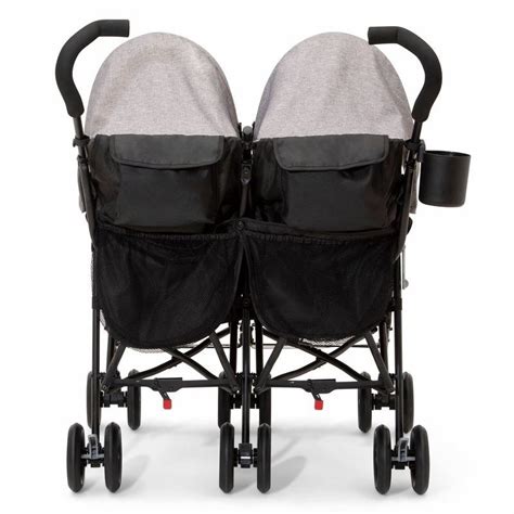 Jeep PowerGlyde Side-by-Side Double Stroller by Delta Children - Gray 1 ...