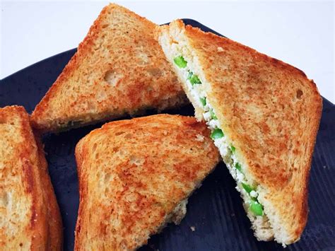 Paneer Capsicum Sandwich Recipe by Archana's Kitchen