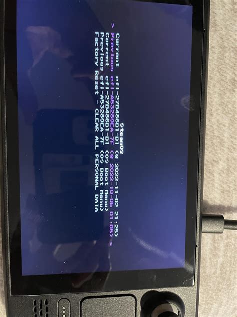 Steam deck won’t boot. Factory reset last option before RMA? Help! What do I do next. : r/SteamDeck