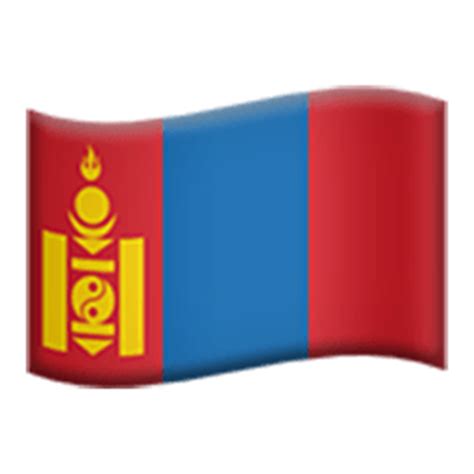 Flag Of Mongolia | ID#: 1153 | Emoji.co.uk