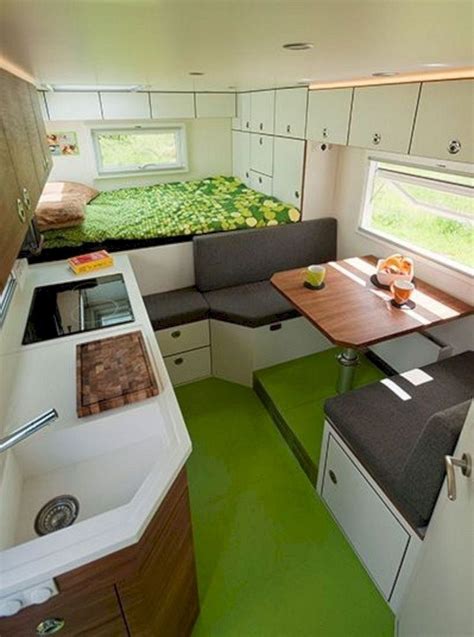 Creative Interior Design Ideas For Camper Van 47 | Interior de casa rodante, Interior de ...