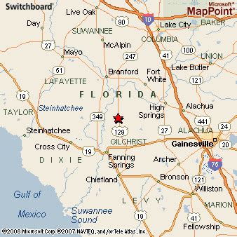 Where is Bell, Florida? see area map & more