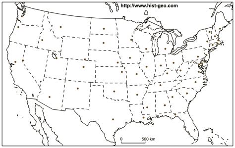 Free Printable Usa Map With States And Capitals - Printable US Maps