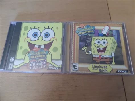 SPONGEBOB SQUAREPANTS OPERATION Krabby Patty & Employee Of The Month PC\CD $19.99 - PicClick