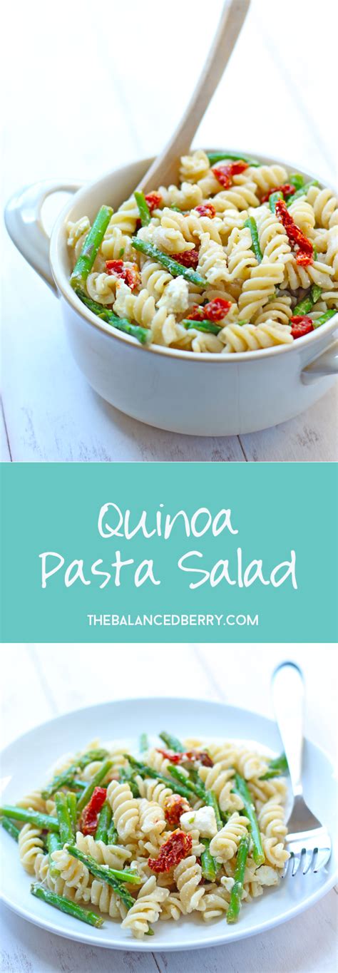 Quinoa Pasta Salad - The Balanced Berry