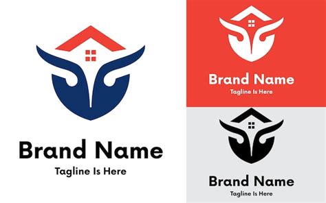 Premium Vector | Owl house logo design