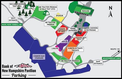 Bank of NH Pavilion | Tent site, Concert venue, Wood tent