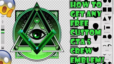 GTA 5 "HOW TO GET FREE MODDED CUSTOM GTA 5 EMBLEMS FOR YOUR CREW!" *WORKING WINDOWS/MAC JUNE ...