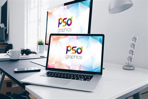 MacBook and iMac Screen Mockup PSD - Free Download