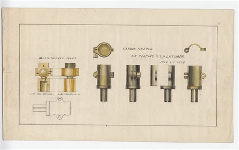 Lewis Latimer Patent Drawing | National Museum of American History