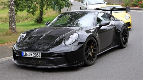 New 992 Porsche 911 GT3 RS spied for the first time - pictures | evo