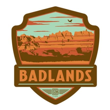 Badlands Emblem Magnet | Made in the USA